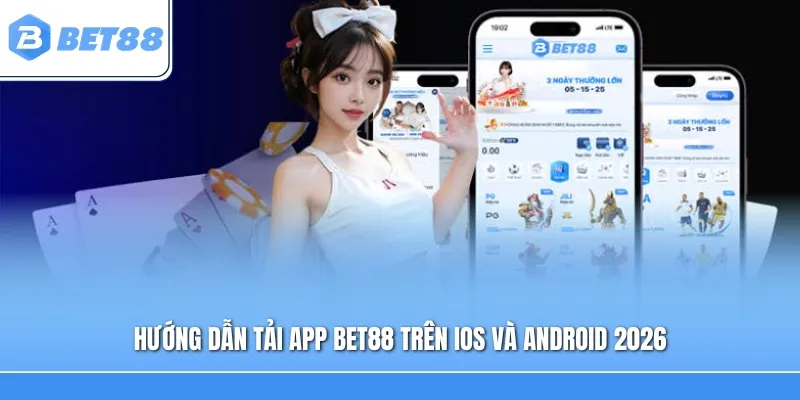Hướng dẫn tải app BET88 trên iOS và Android 2026
